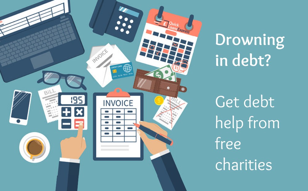Drowning in Debt? Get debt help from free charities